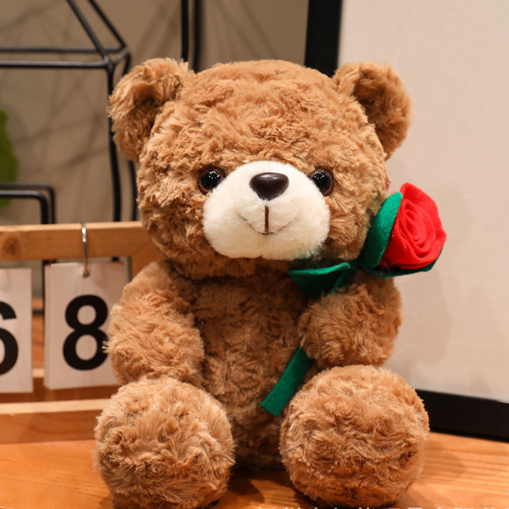 Rose Teddy Bear Love Little Bear Doll