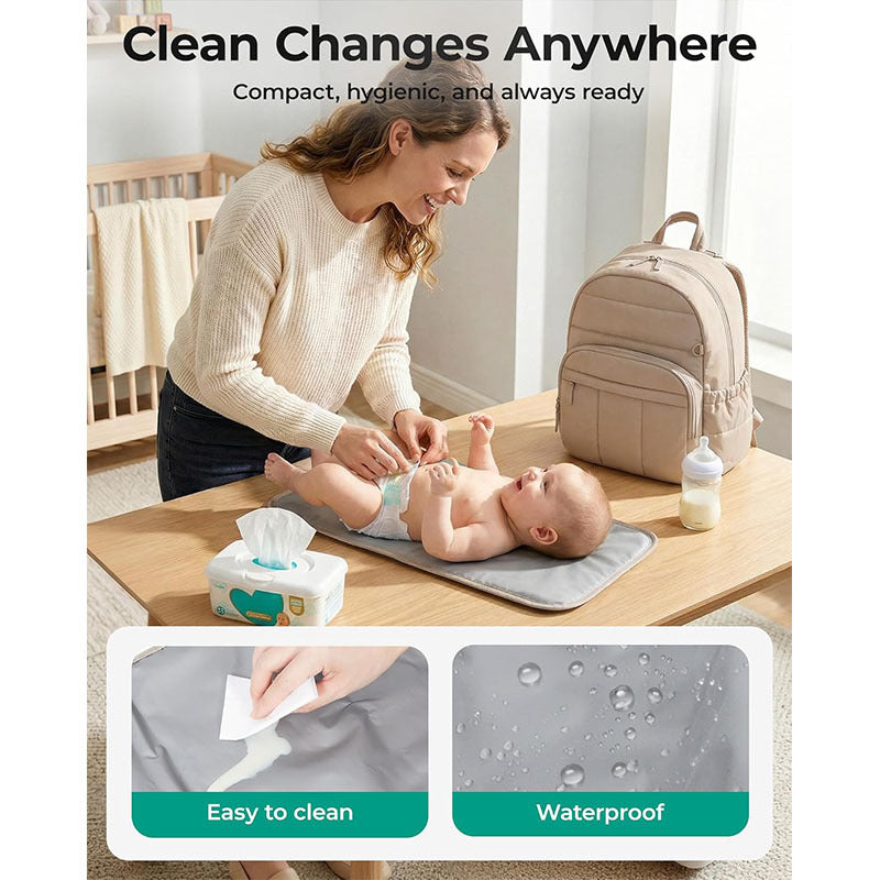 Multipocket Diaper Backpack with Insulated Compartment
