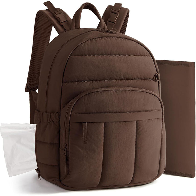 Multipocket Diaper Backpack with Insulated Compartment