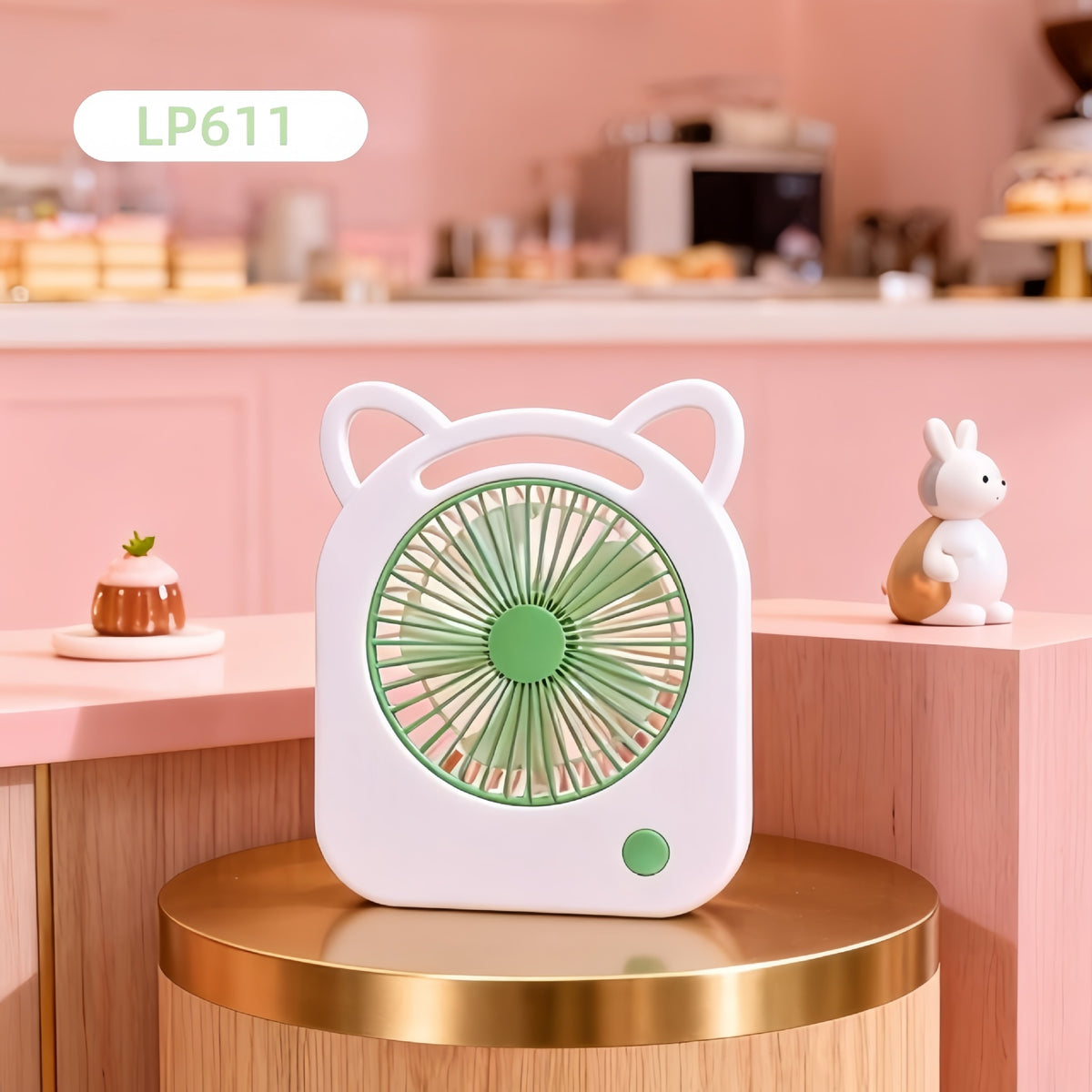 Cute Animal Desktop Fan USB Charging Portable Small Fan