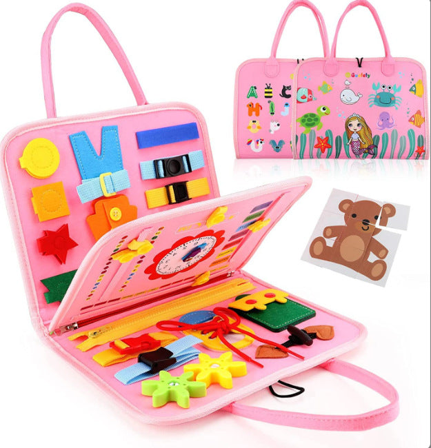 Early education board children's teaching aids children's toys puzzle board felt Learning Board