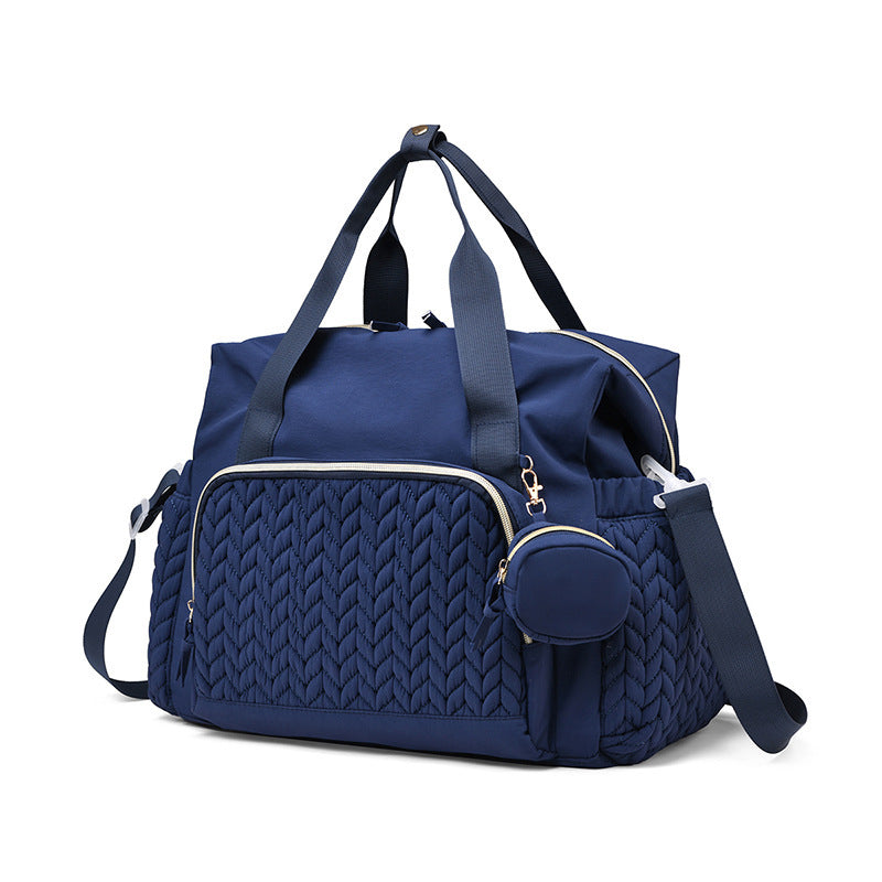 Multifunctional Mommy Diaper Bag with Pacifier Holder
