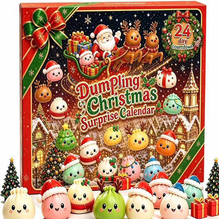 Christmas Squishies Advent Calendar 24-Day Surprise Gift Box