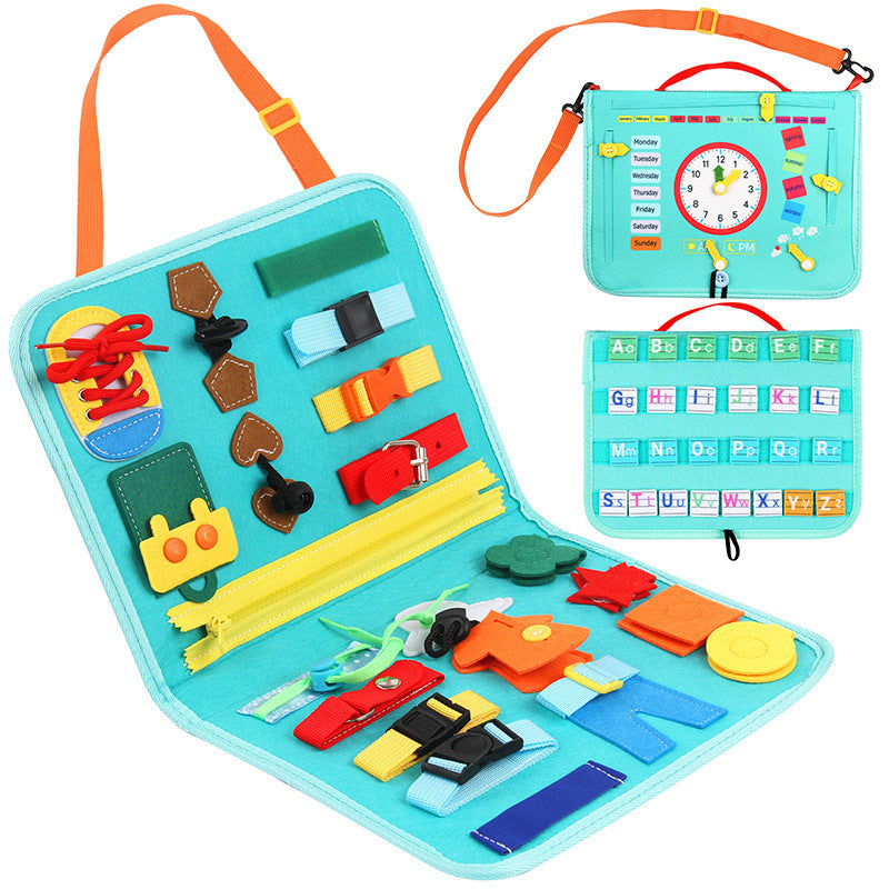Early education board children's teaching aids children's toys puzzle board felt Learning Board