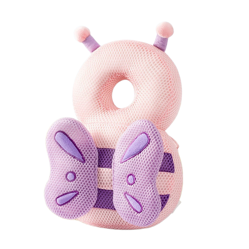 Butterfly baby headrest breathable anti-fall toddler back pillow