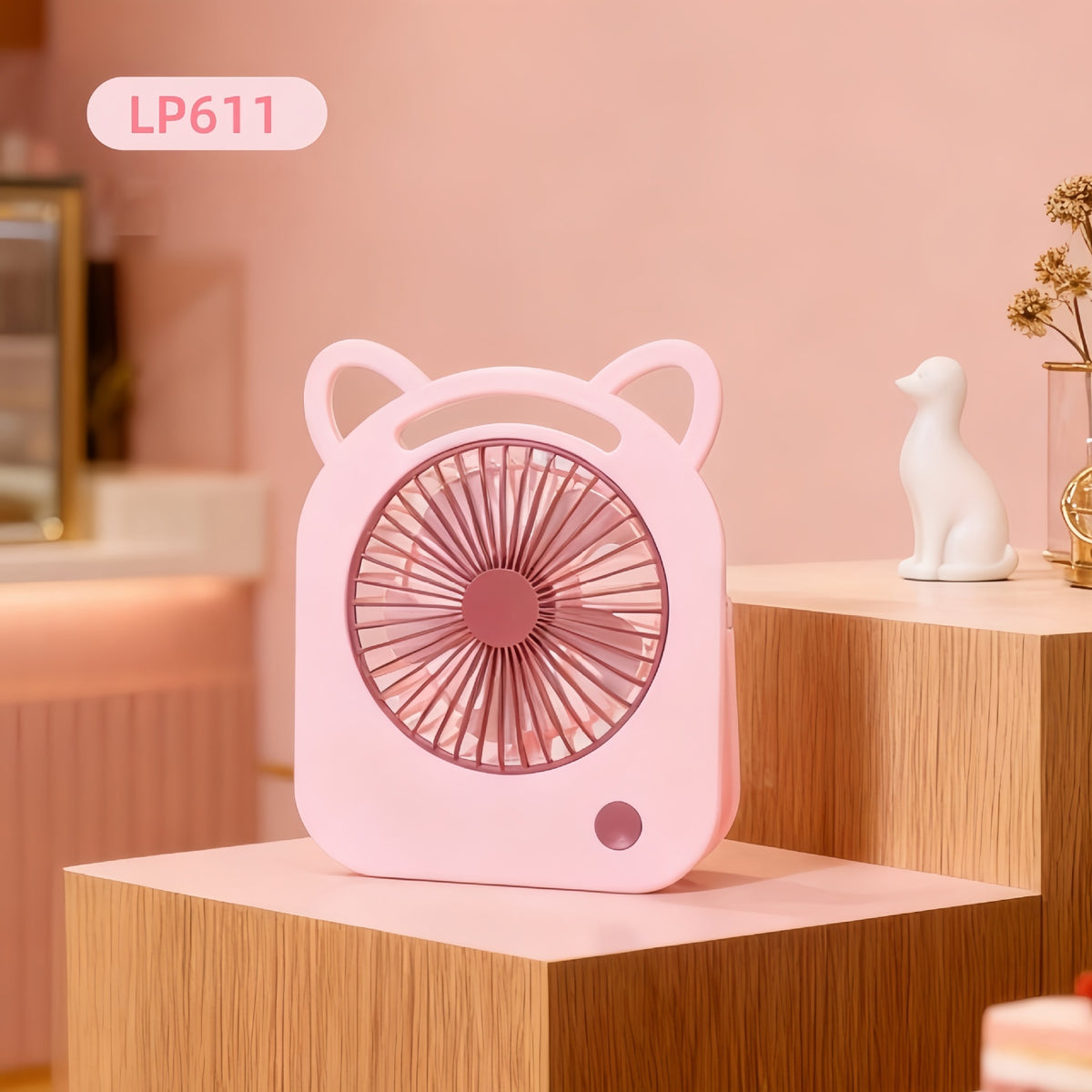 Cute Animal Desktop Fan USB Charging Portable Small Fan