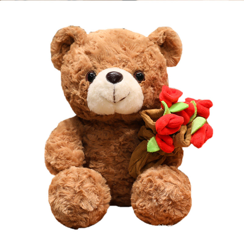 Rose Teddy Bear Love Little Bear Doll