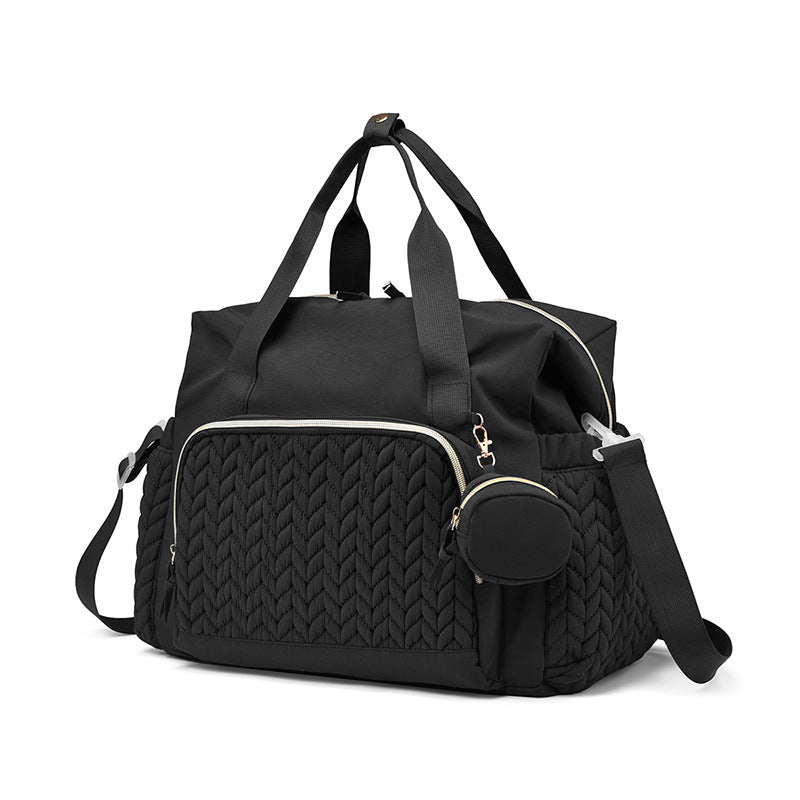 Multifunctional Mommy Diaper Bag with Pacifier Holder