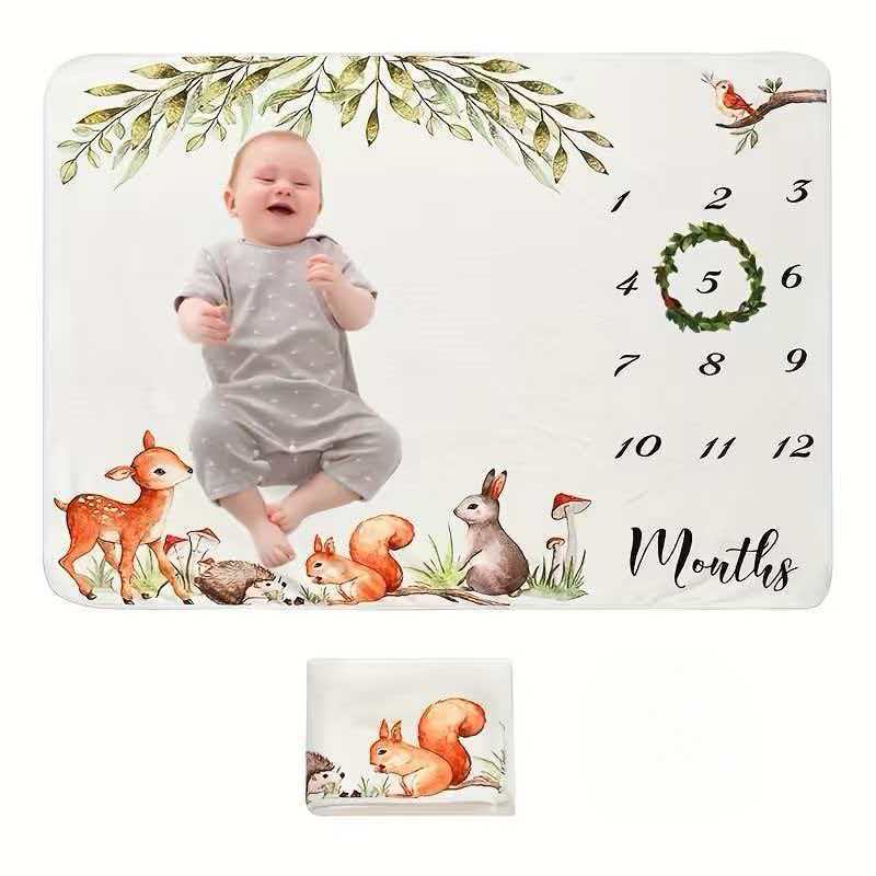 Baby Milestone Photo Blanket