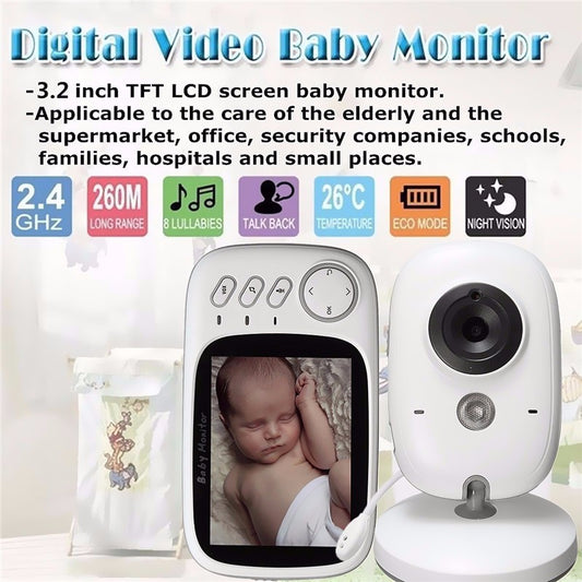Wireless Video Baby Monitor with Night Vision