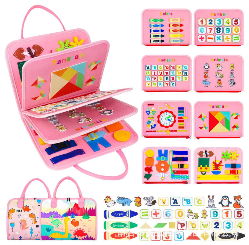 Early education board children's teaching aids children's toys puzzle board felt Learning Board