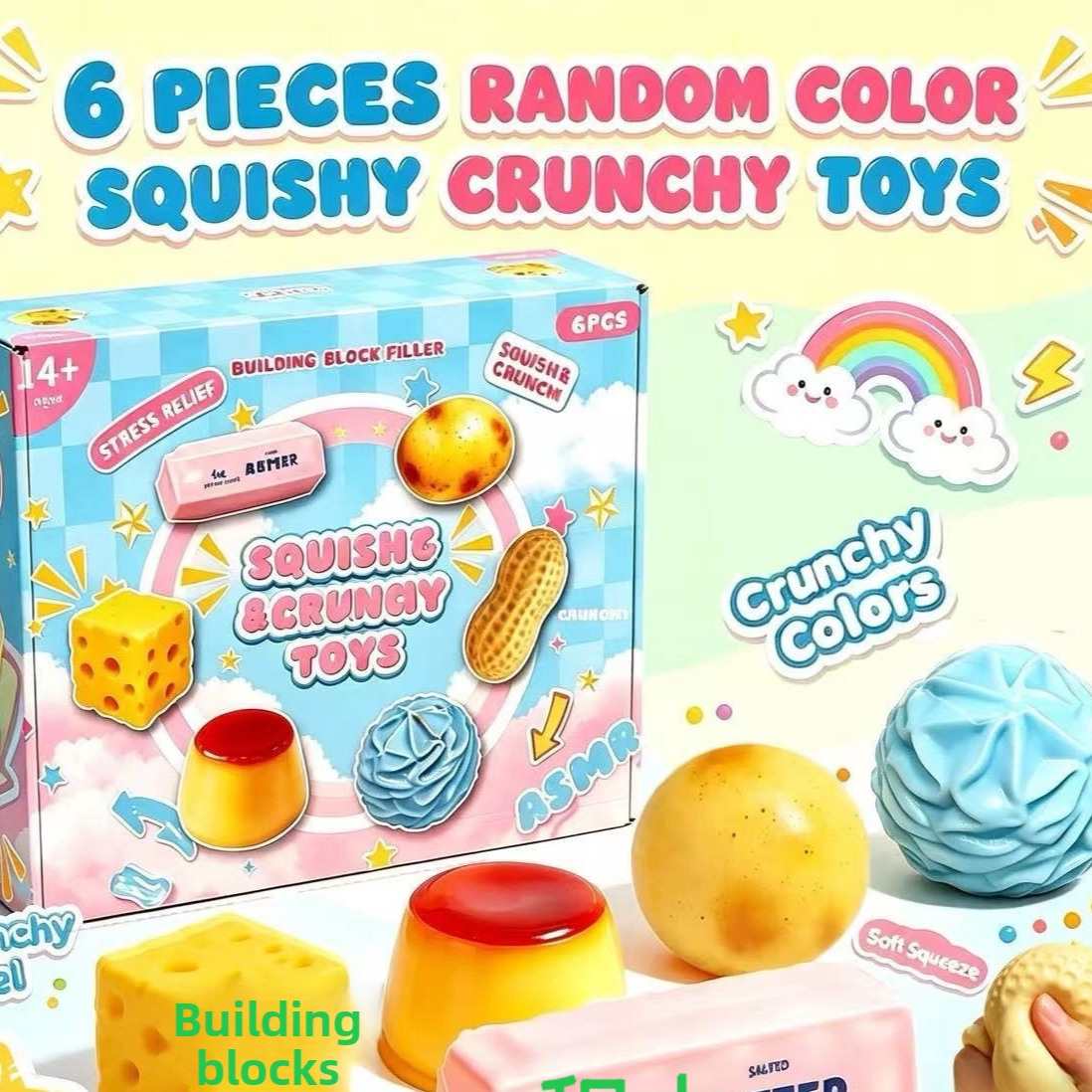 Stress-relieving slow rebound squishy toys