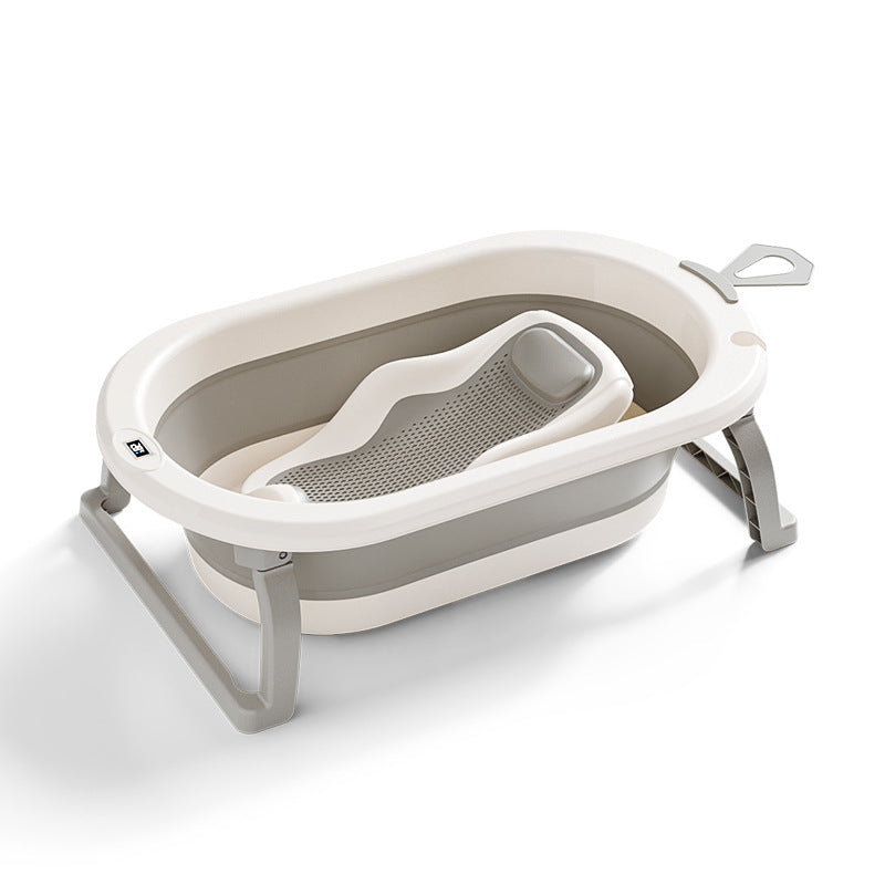 Foldable Baby Bathtub with Temperature Display