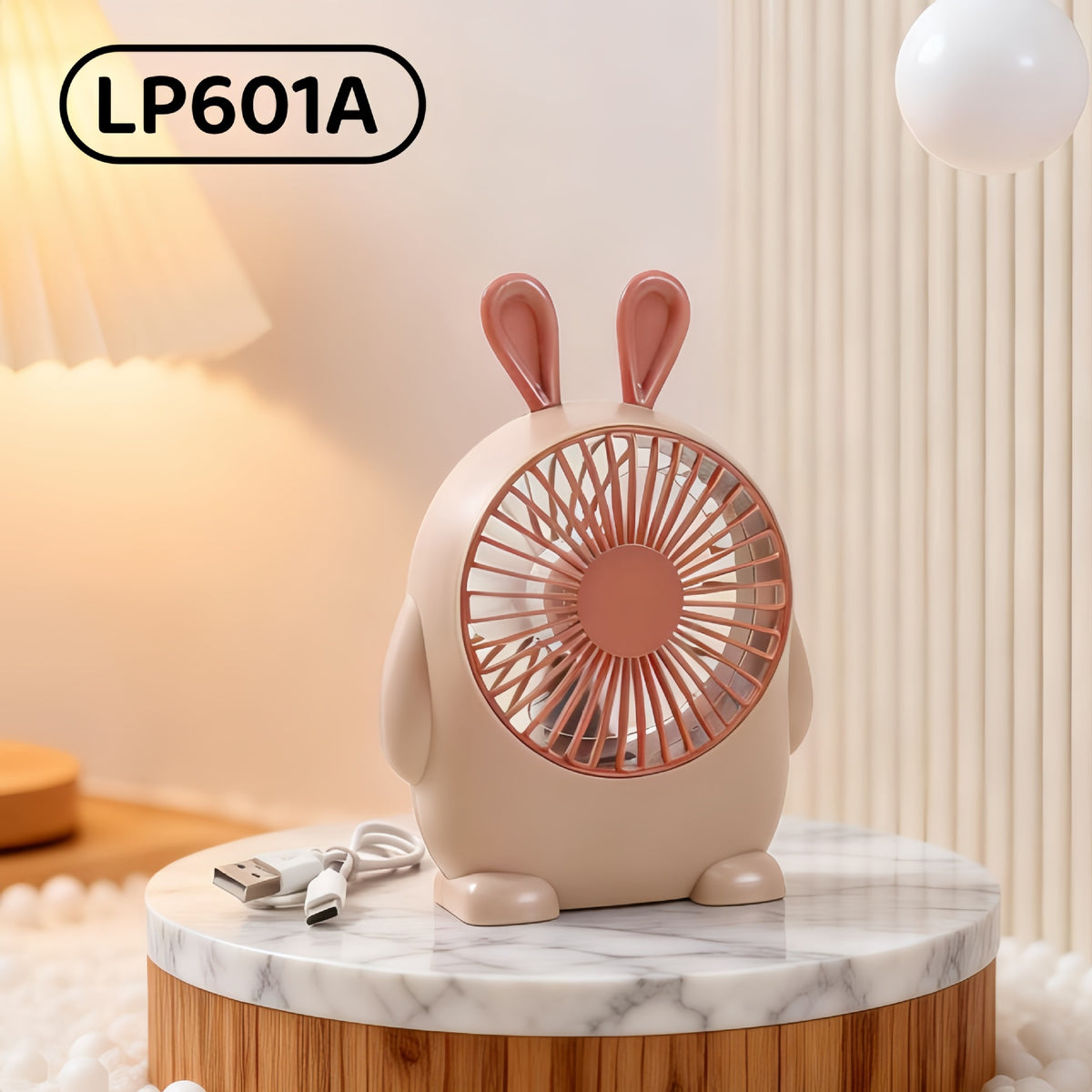 Cute Animal Desktop Fan USB Charging Portable Small Fan