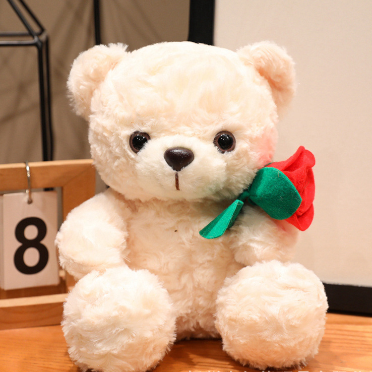 Rose Teddy Bear Love Little Bear Doll