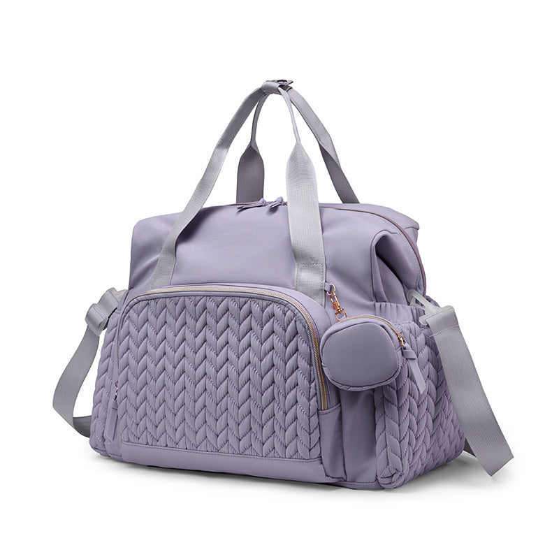 Multifunctional Mommy Diaper Bag with Pacifier Holder