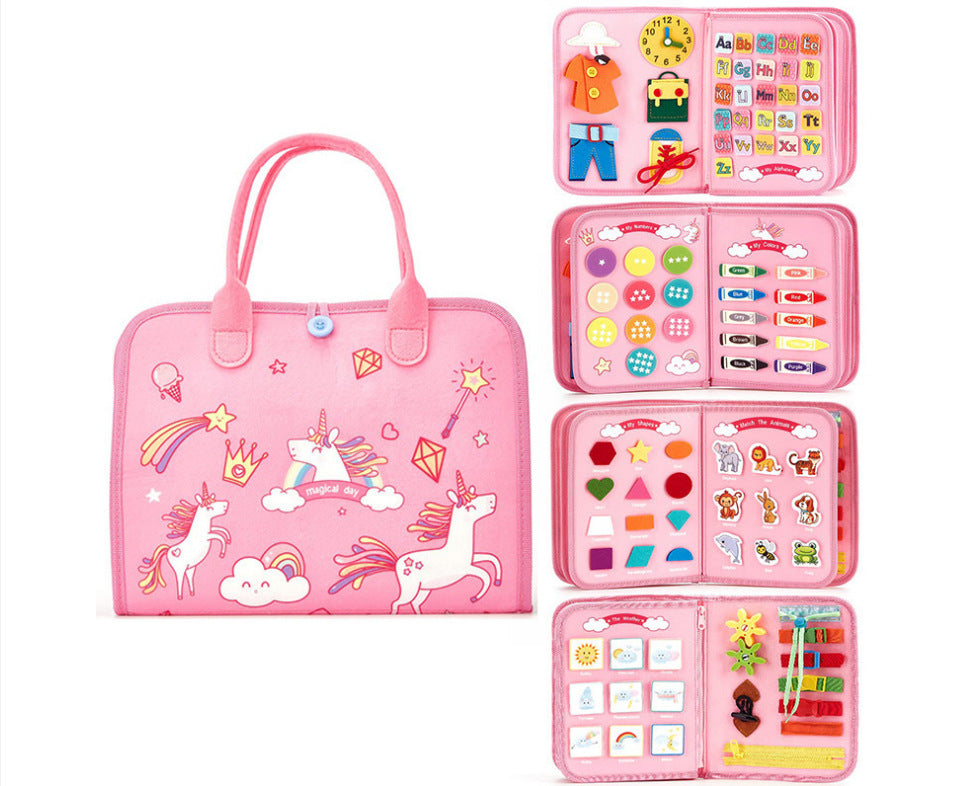 Early education board children's teaching aids children's toys puzzle board felt Learning Board