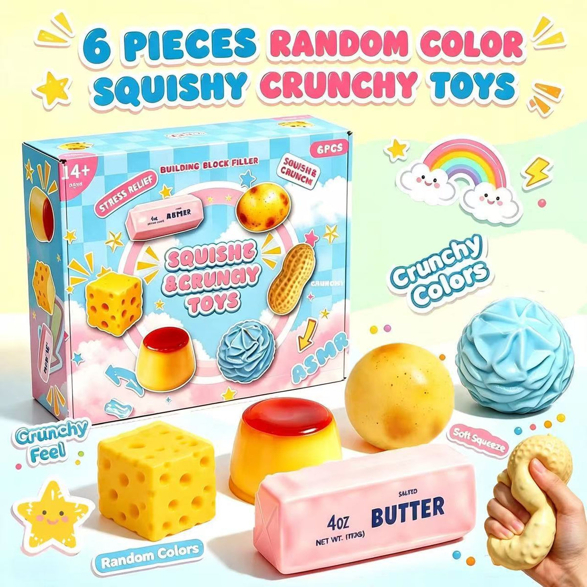 Stress-relieving slow rebound squishy toys