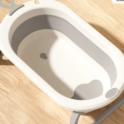 Foldable Baby Bathtub with Temperature Display